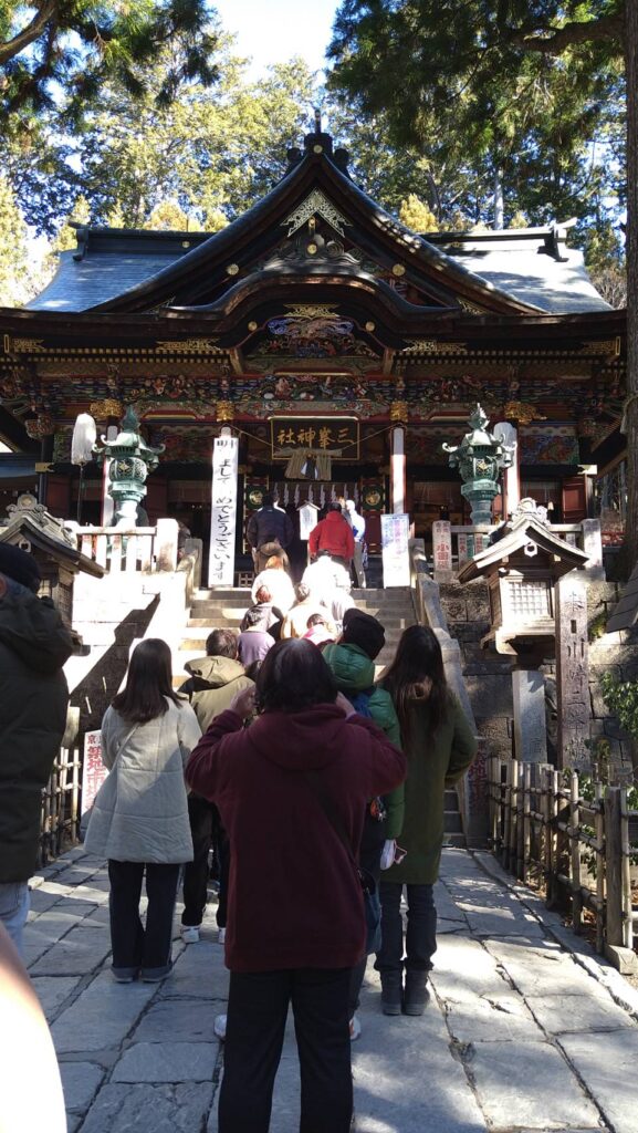 三峯神社に行ってきました。